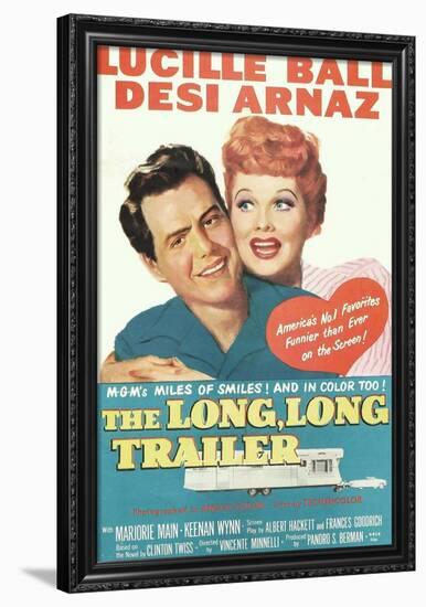 The Long, Long Traile, Desi Arnaz, Lucille Ball, 1954-null-Framed Poster