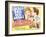 The Long, Long Trailer, Lucille Ball, Desi Arnaz on title lobbycard, 1954-null-Framed Art Print