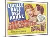 The Long Long Trailer, UK Movie Poster, 1954-null-Mounted Art Print
