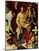 "The Long Shadow of Lincoln", February 10,1945-Norman Rockwell-Mounted Giclee Print