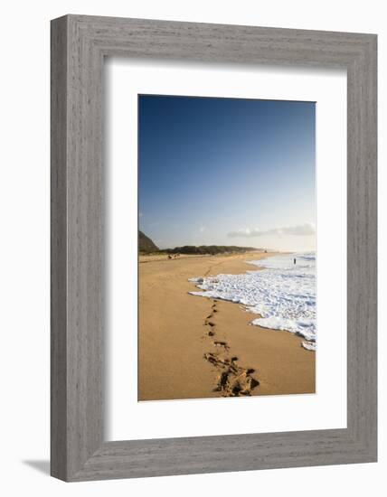 The Long Stretches of Beach, Polihale State Beach Park, Kauai, Hawaii-Micah Wright-Framed Photographic Print