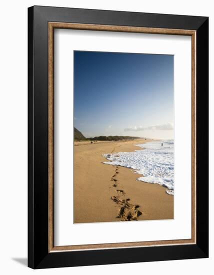 The Long Stretches of Beach, Polihale State Beach Park, Kauai, Hawaii-Micah Wright-Framed Photographic Print