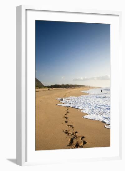 The Long Stretches of Beach, Polihale State Beach Park, Kauai, Hawaii-Micah Wright-Framed Photographic Print