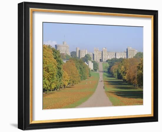 The Long Walk and Windsor Castle, Windsor, Berkshire, England, UK-Roy Rainford-Framed Photographic Print