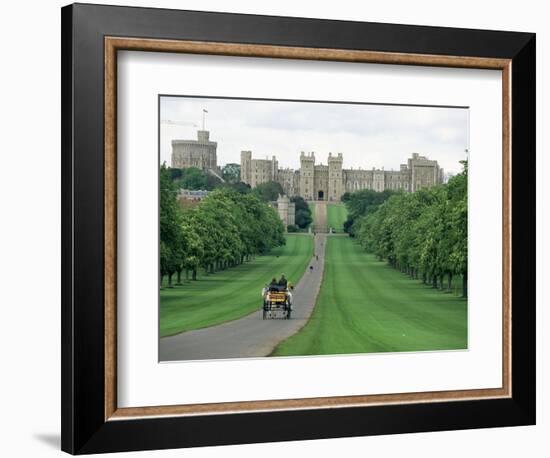 The Long Walk and Windsor Castle, Windsor, Berkshire, England, United Kingdom-Adam Woolfitt-Framed Photographic Print