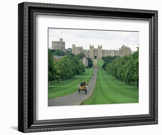 The Long Walk and Windsor Castle, Windsor, Berkshire, England, United Kingdom-Adam Woolfitt-Framed Photographic Print