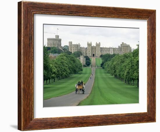 The Long Walk and Windsor Castle, Windsor, Berkshire, England, United Kingdom-Adam Woolfitt-Framed Photographic Print