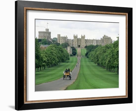 The Long Walk and Windsor Castle, Windsor, Berkshire, England, United Kingdom-Adam Woolfitt-Framed Photographic Print