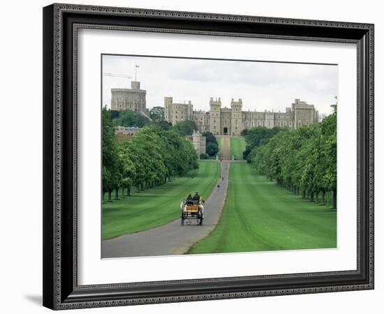 The Long Walk and Windsor Castle, Windsor, Berkshire, England, United Kingdom-Adam Woolfitt-Framed Photographic Print