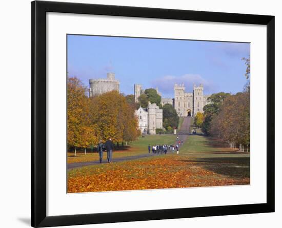 The Long Walk, Windsor Castle, Berkshire, England-Alan Copson-Framed Photographic Print