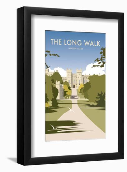 The Long Walk - Windsor Castle - Dave Thompson Contemporary Travel Print-Dave Thompson-Framed Giclee Print