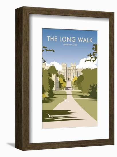 The Long Walk - Windsor Castle - Dave Thompson Contemporary Travel Print-Dave Thompson-Framed Giclee Print