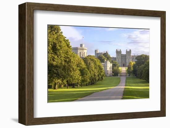 The Long Walk with Windsor Castle in the Background, Windsor, Berkshire, England-Charlie Harding-Framed Photographic Print