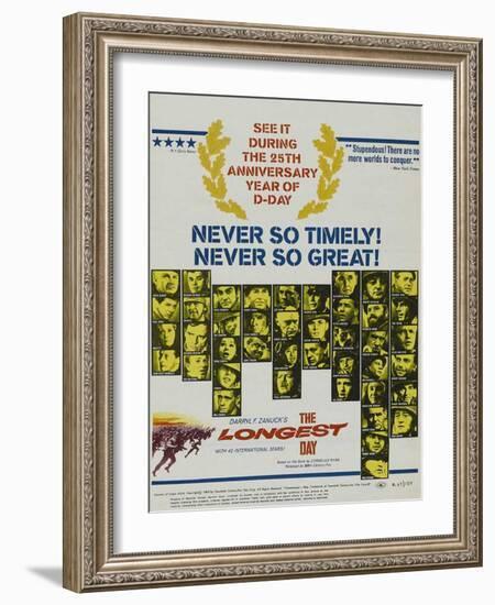 The Longest Day, 1962-null-Framed Art Print