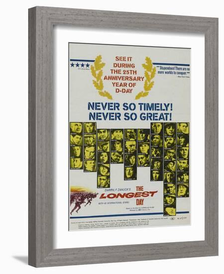 The Longest Day, 1962-null-Framed Art Print