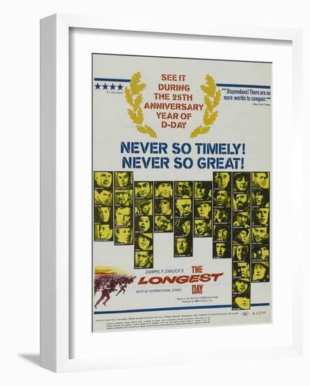 The Longest Day, 1962-null-Framed Art Print