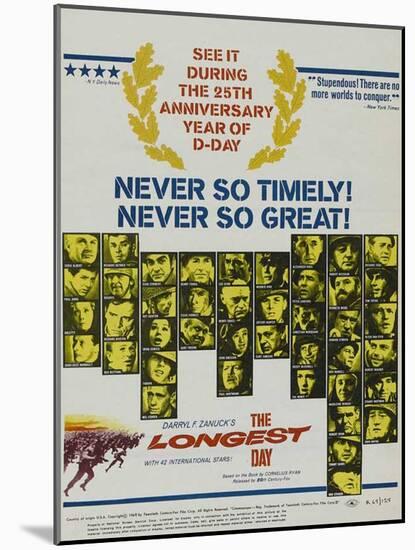 The Longest Day, 1962-null-Mounted Art Print