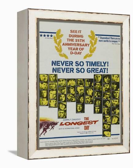 The Longest Day, 1962-null-Framed Stretched Canvas