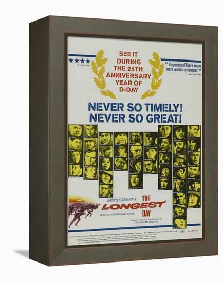 The Longest Day, 1962-null-Framed Stretched Canvas