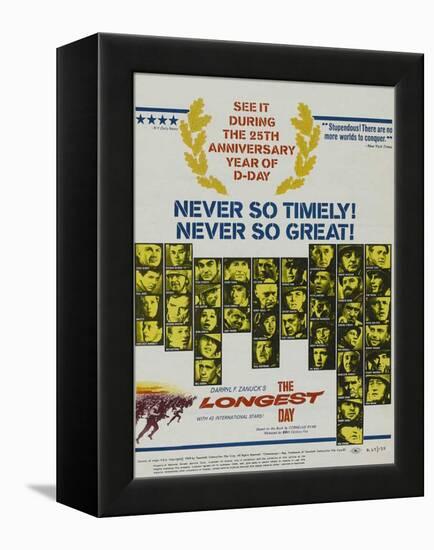 The Longest Day, 1962-null-Framed Stretched Canvas