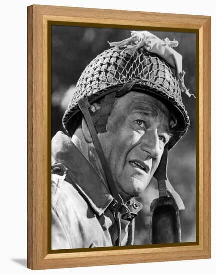 The Longest Day, John Wayne, 1962-null-Framed Stretched Canvas