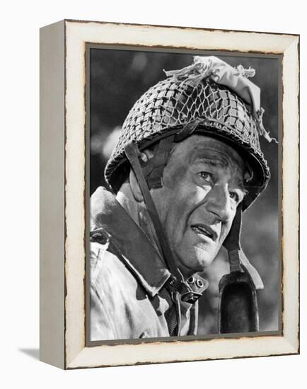 The Longest Day, John Wayne, 1962-null-Framed Stretched Canvas