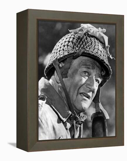 The Longest Day, John Wayne, 1962-null-Framed Stretched Canvas