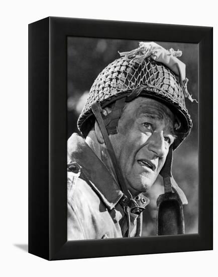 The Longest Day, John Wayne, 1962-null-Framed Stretched Canvas