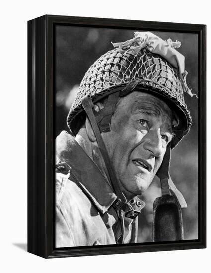 The Longest Day, John Wayne, 1962-null-Framed Stretched Canvas