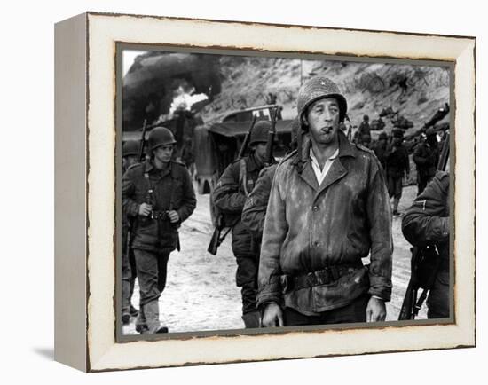 The Longest Day, Robert Mitchum, 1962-null-Framed Stretched Canvas