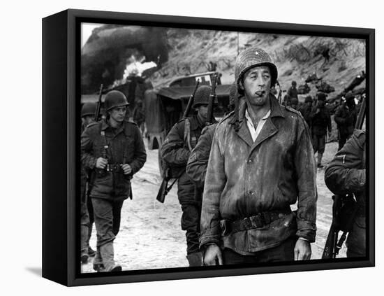 The Longest Day, Robert Mitchum, 1962-null-Framed Stretched Canvas