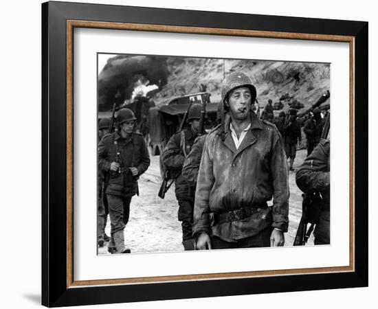 The Longest Day, Robert Mitchum, 1962-null-Framed Photo