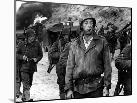 The Longest Day, Robert Mitchum, 1962-null-Mounted Photo