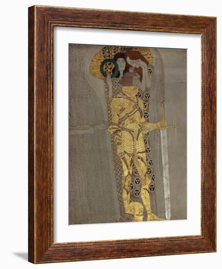 The Longing for Happiness, from the Beethoven Frieze', 1902-Gustav Klimt-Framed Giclee Print