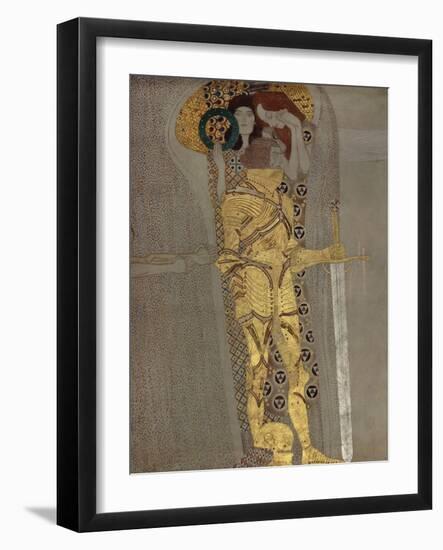 The Longing for Happiness, from the Beethoven Frieze', 1902-Gustav Klimt-Framed Giclee Print