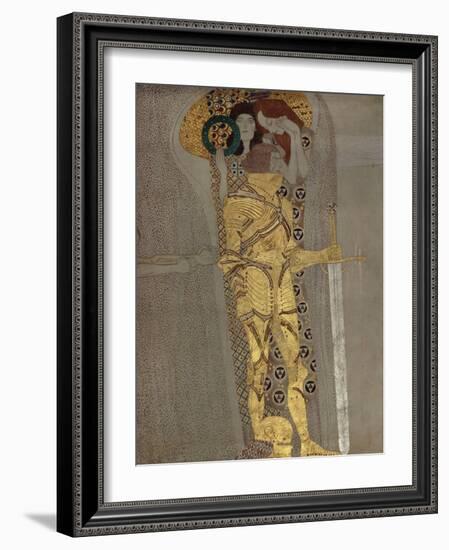 The Longing for Happiness, from the Beethoven Frieze', 1902-Gustav Klimt-Framed Giclee Print