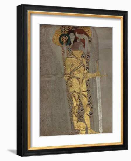The Longing for Happiness, from the Beethoven Frieze', 1902-Gustav Klimt-Framed Giclee Print