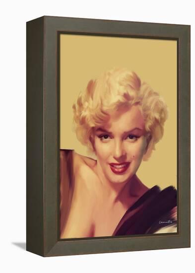 The Look in Gold-Chris Consani-Framed Stretched Canvas
