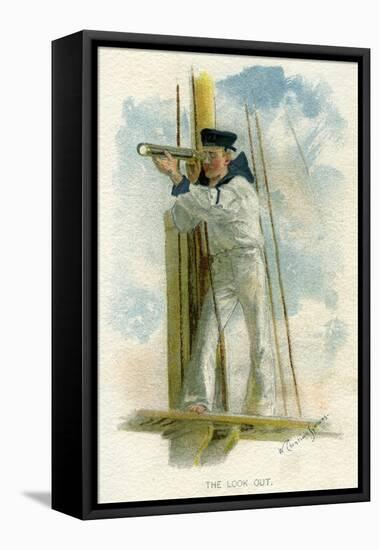 The Look Out, C1890-C1893-William Christian Symons-Framed Premier Image Canvas