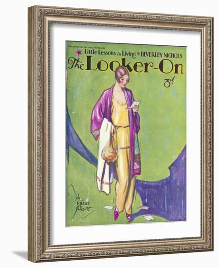 The Looker-on, Womens Magazine, UK, 1929-null-Framed Giclee Print