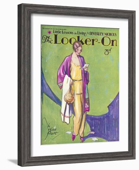 The Looker-on, Womens Magazine, UK, 1929-null-Framed Giclee Print