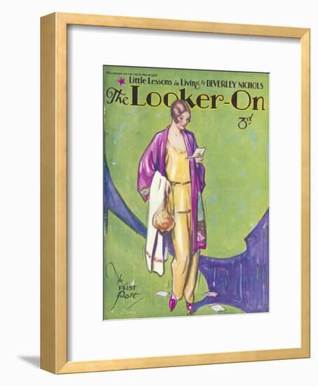 The Looker-on, Womens Magazine, UK, 1929-null-Framed Giclee Print