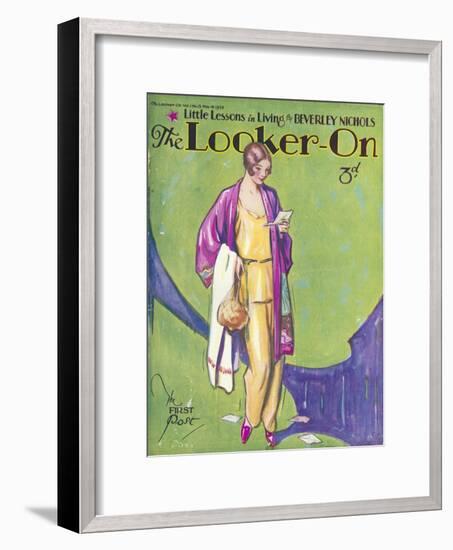 The Looker-on, Womens Magazine, UK, 1929-null-Framed Giclee Print
