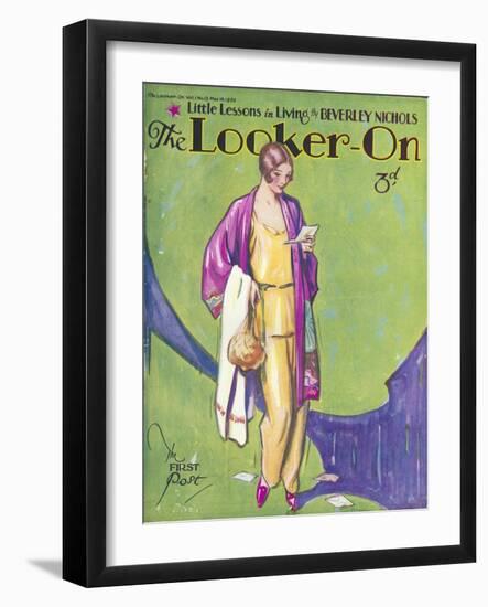 The Looker-on, Womens Magazine, UK, 1929-null-Framed Giclee Print