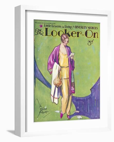 The Looker-on, Womens Magazine, UK, 1929-null-Framed Giclee Print