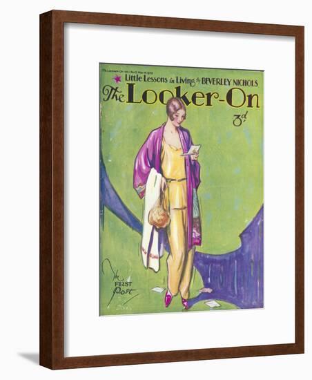 The Looker-on, Womens Magazine, UK, 1929-null-Framed Giclee Print
