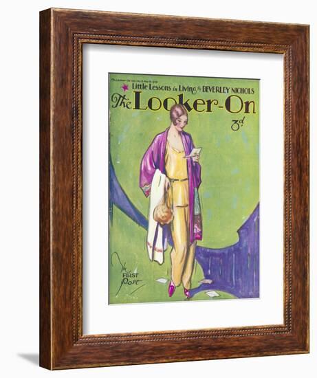 The Looker-on, Womens Magazine, UK, 1929-null-Framed Giclee Print