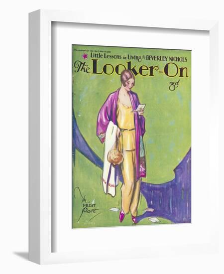 The Looker-on, Womens Magazine, UK, 1929-null-Framed Giclee Print