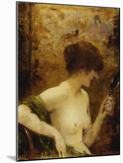 The Looking Glass-Henri Gervex-Mounted Giclee Print
