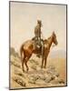 The Lookout, 1887 (Oil on Canvas)-Frederic Remington-Mounted Giclee Print